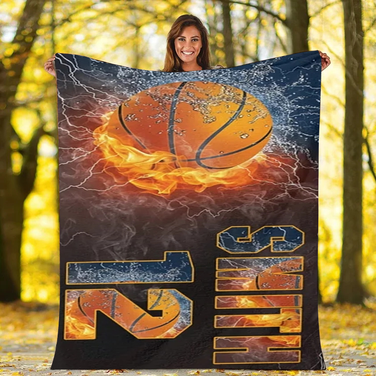 Personalized Basketball Blanket For Comfort & UniqueBKKid220