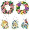 Double-sided Drills DIY Diamond Painting Hanging Flower Wreath Kits