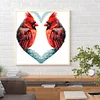 >SALE<5D DIY Full Round Drill Diamond Painting Cardinal Kit Home Decoration (B6740)