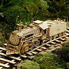 Train de voiture puzzle en bois mod&egrave;le 3D