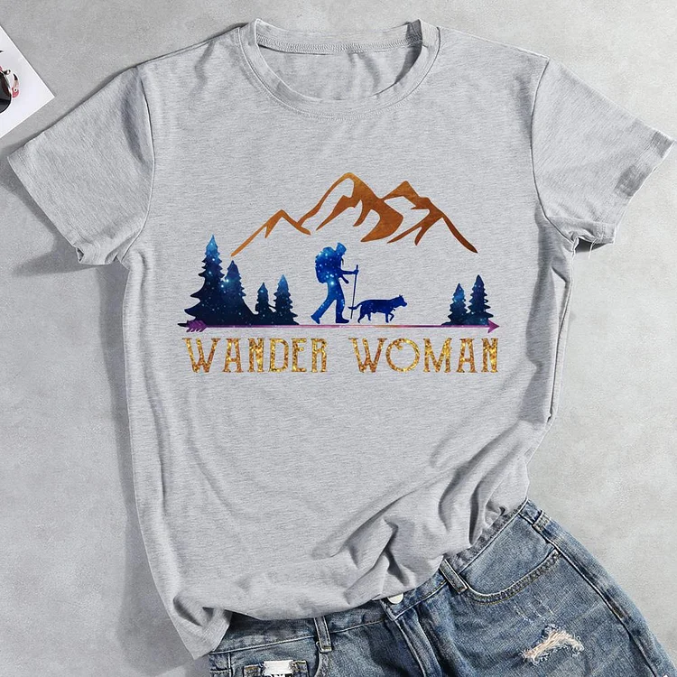 AL™  Wander woman Hiking T-shirt Tees -012187-Annaletters