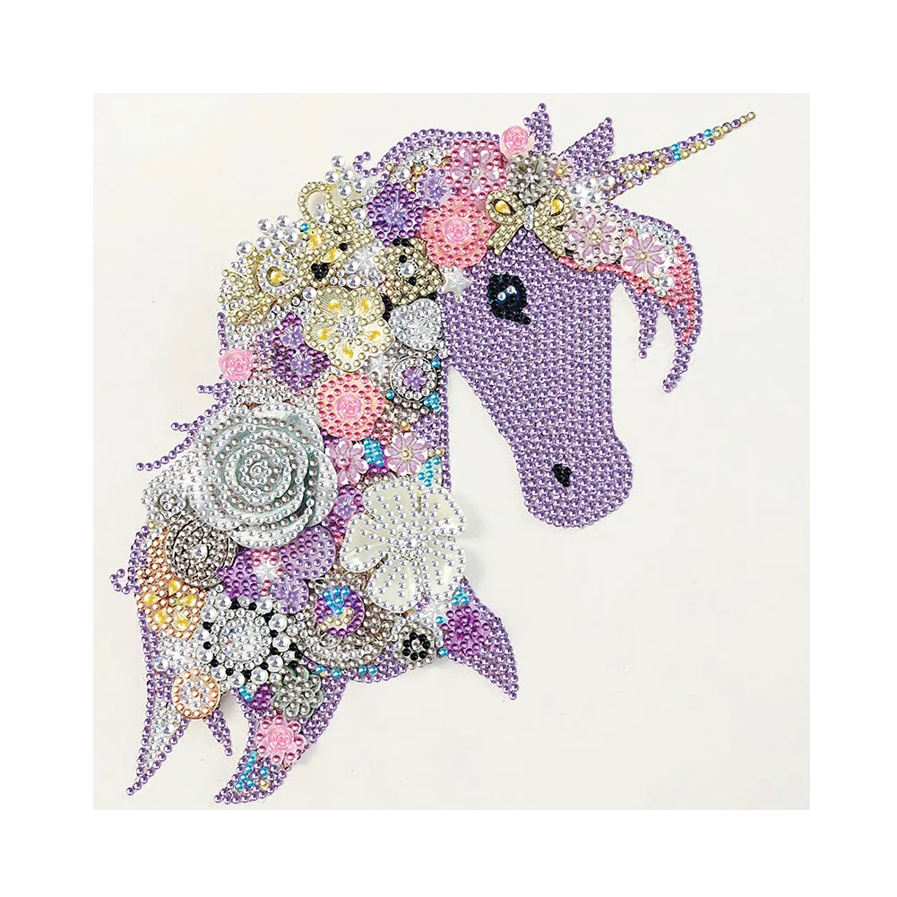 Diamond Painting - Partial Special Shaped Drill - Unicorn(30*30cm)