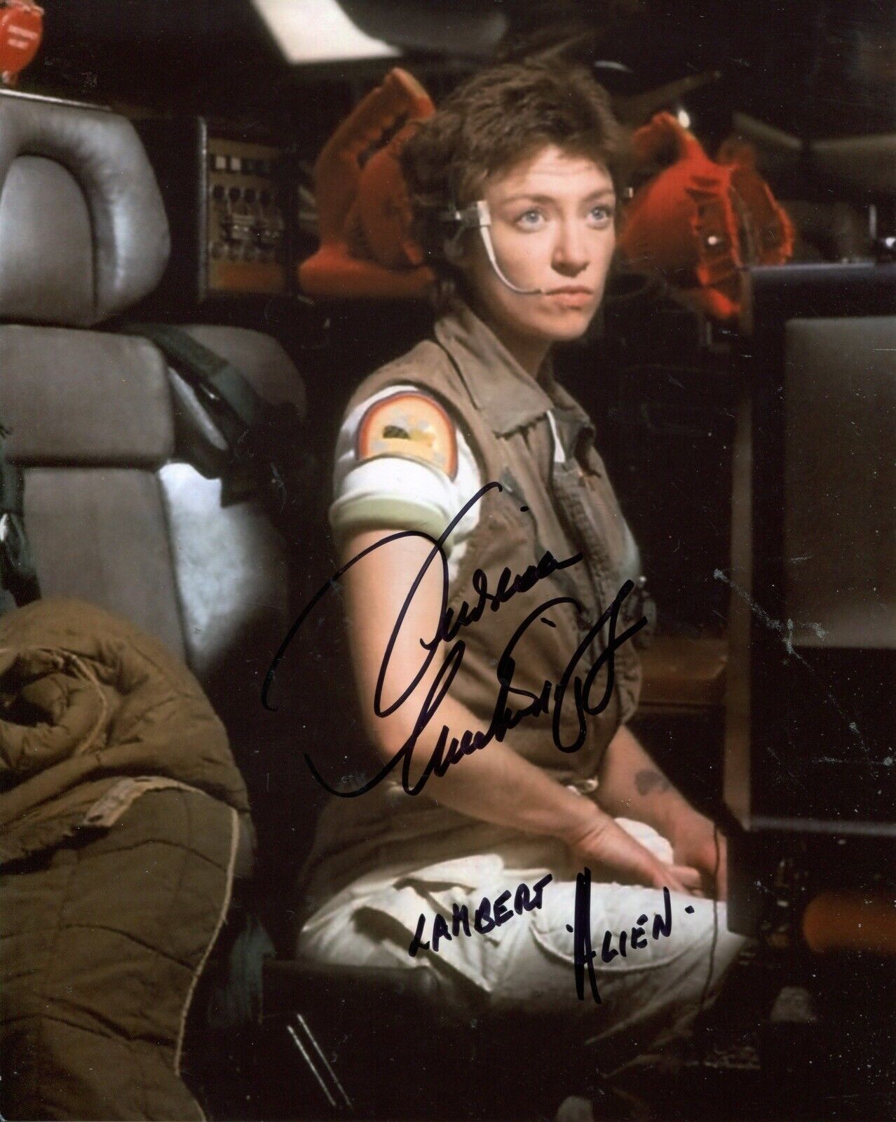 Veronica Cartwright signed ALIEN movie scene 8x10 Photo Poster painting IMAGE No3 - UACC DEALER