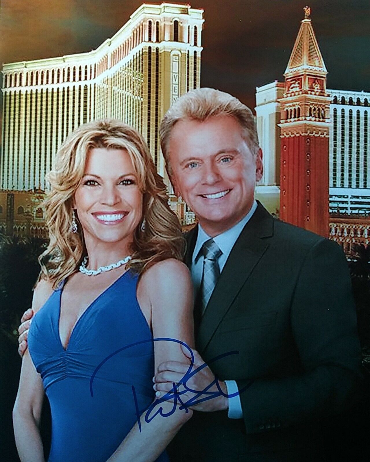 Pat Sajak signed 8 x 10