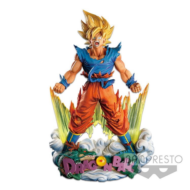 Banpresto Dragon Ball Z Super Master Stars Diorama Super Saiyan Goku (The Brush)