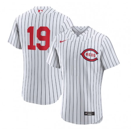 Men's Cincinnati Reds #19 Joey Votto 2022 White Field of Dreams Stitched Baseball Jersey V50N