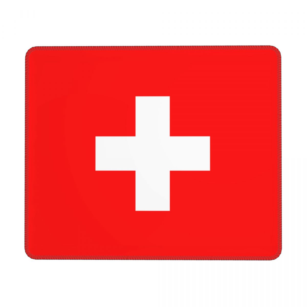 Switzerland Flag Rectangle Gaming Anti-Slip Rubber Mousepad