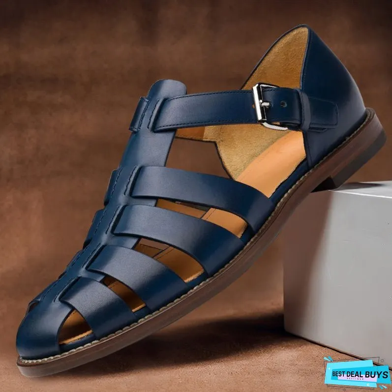 Charles Morrison Leather Fisherman Sandals