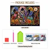 2027 New DIY Diamond Painting Flower Owl Wall Calendar Kit 12-Month Flip Calendar Design Home Decor