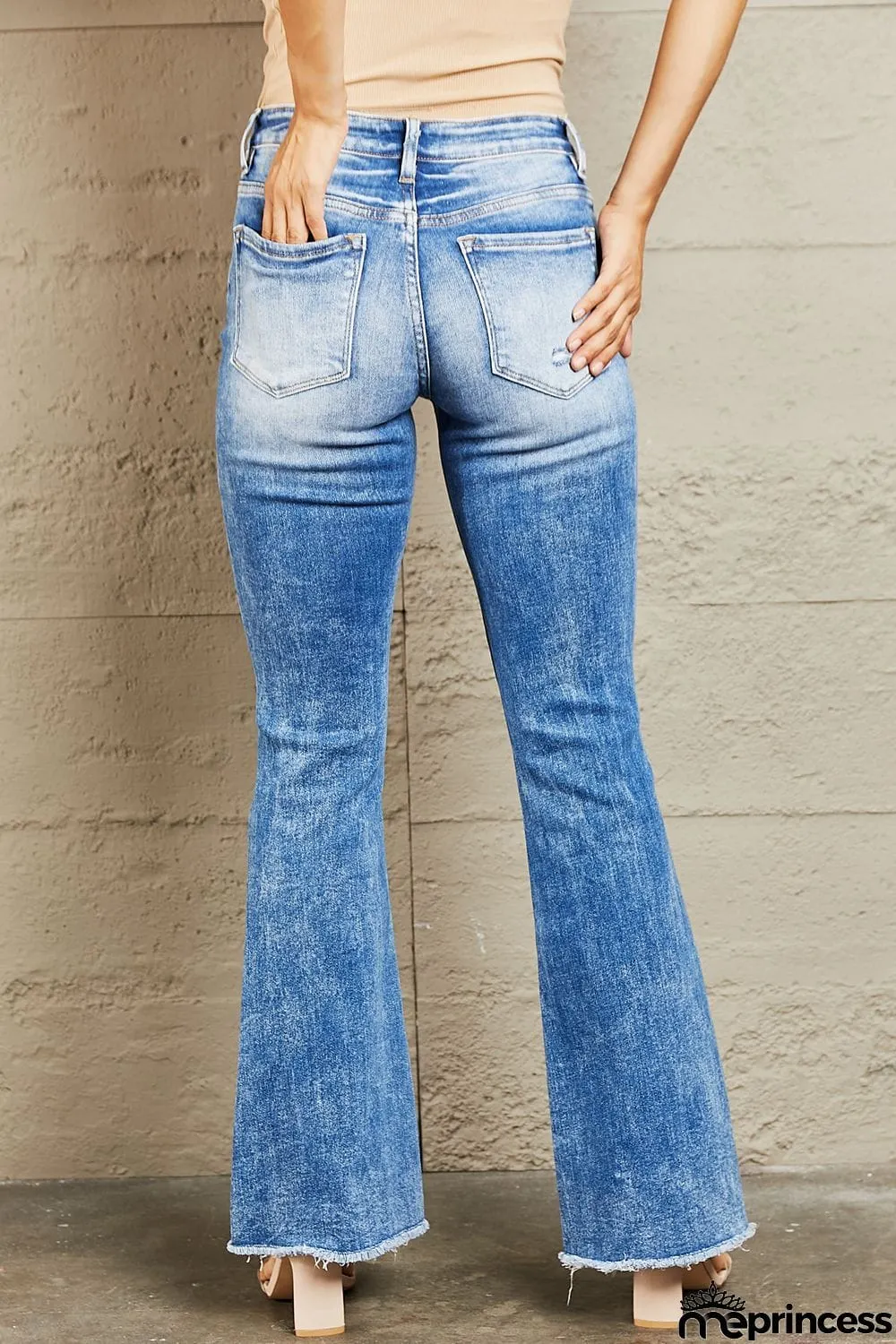 BAYEAS Izzie Mid Rise Bootcut Jeans