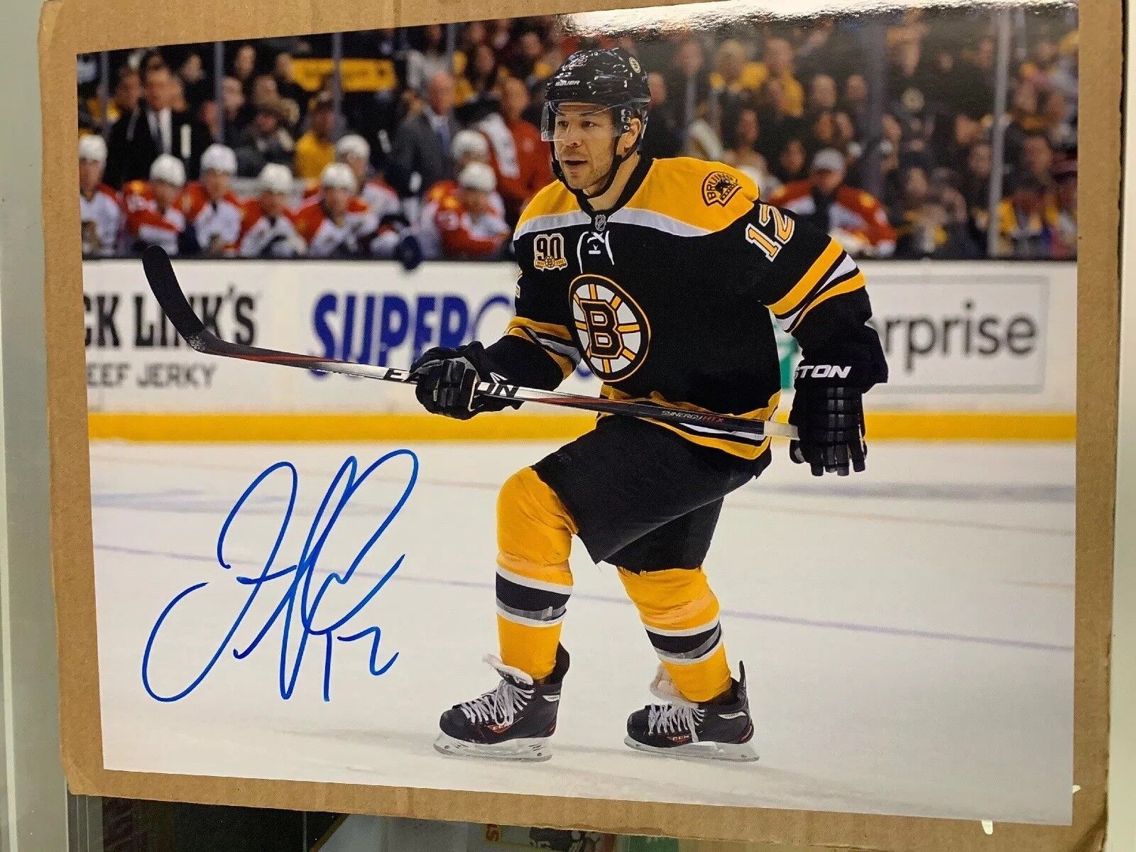 Jarome Iginla Autographed 11x14 Boston Bruins Calgary Flames