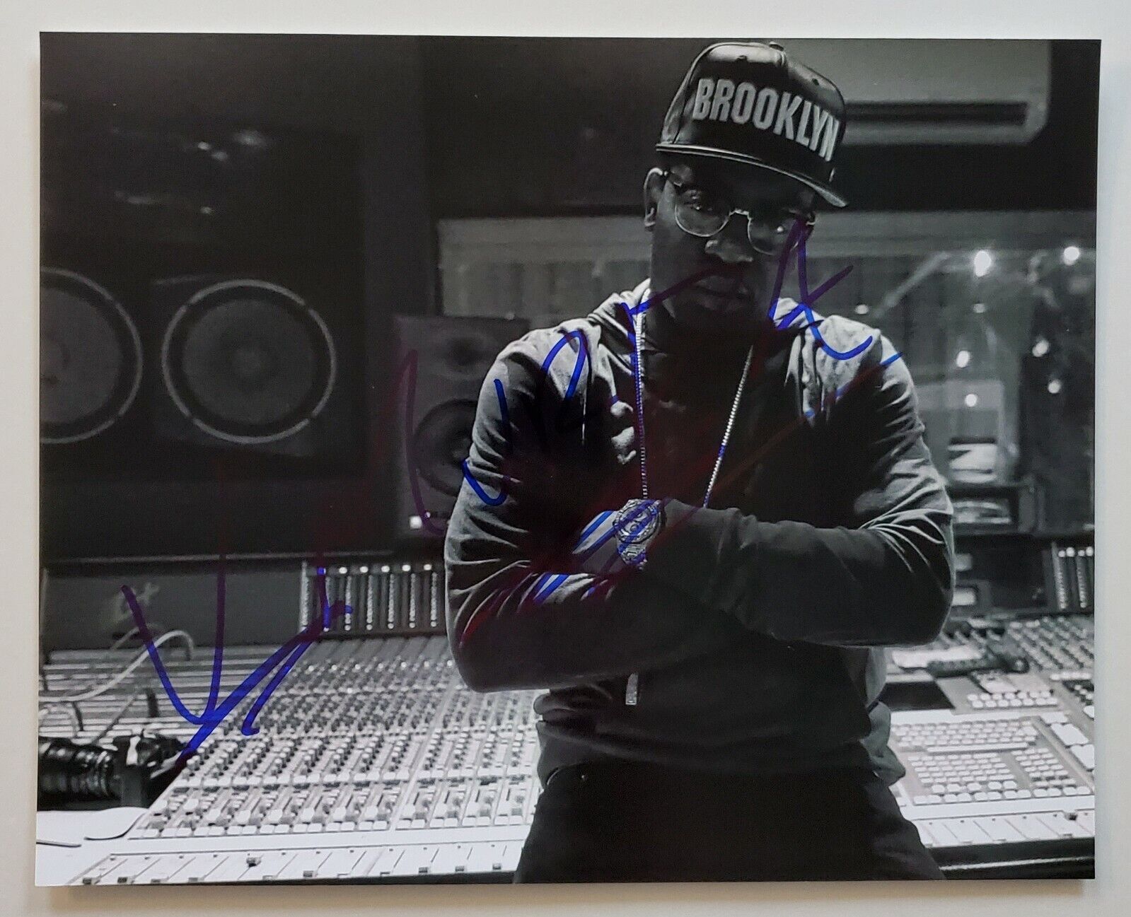 Uncle Murda Signed 8x10 Photo Poster painting Hip Hop Rapper The Yearly RAP UP LEGEND RAD