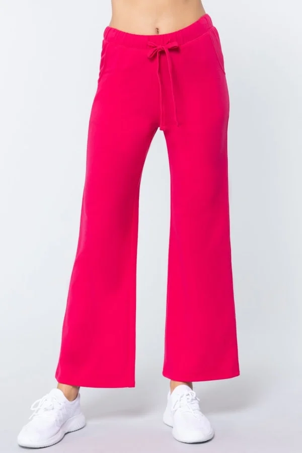 Knockout Thoughts Wide Leg Sweatpants