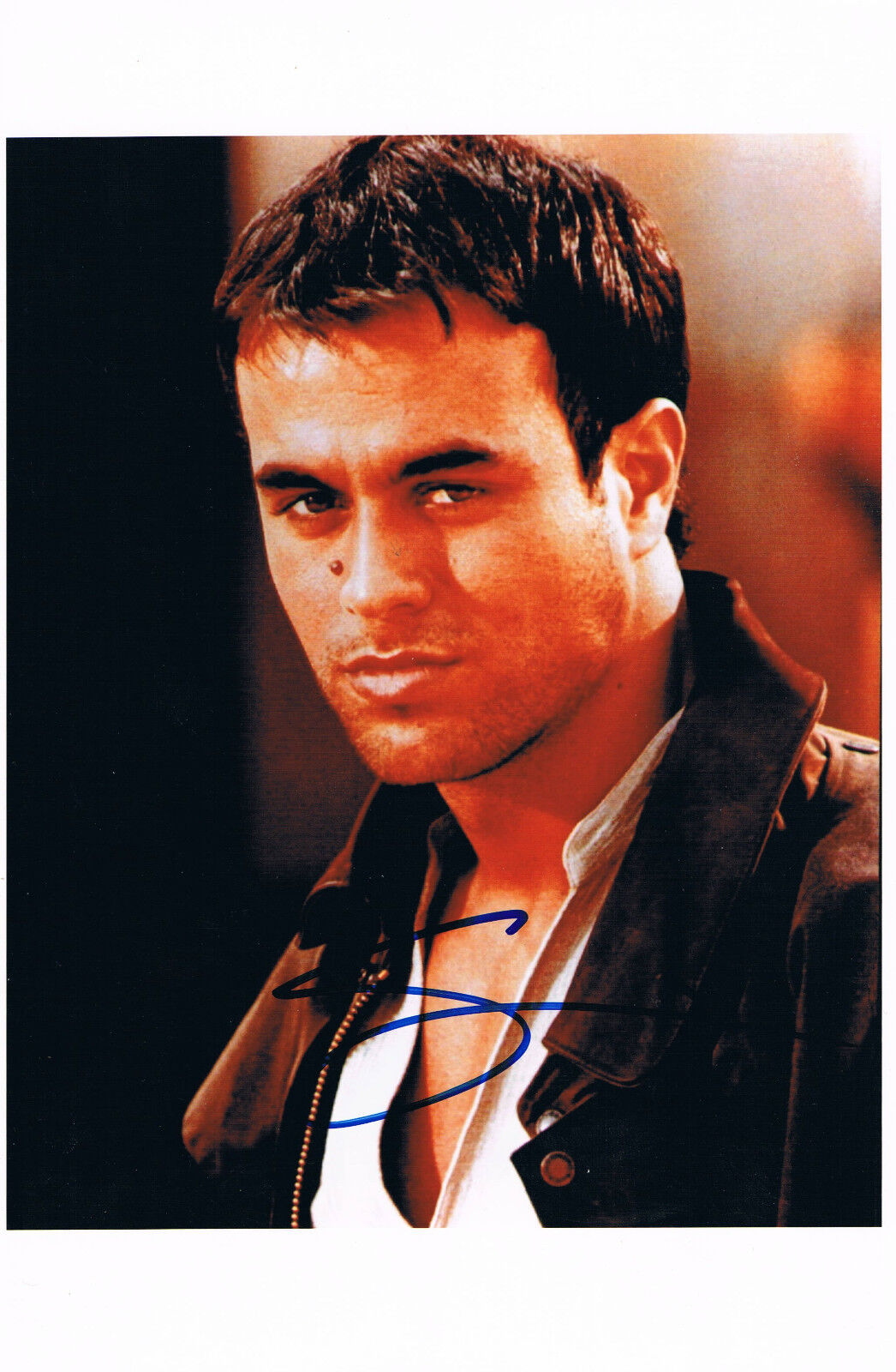 Enrique Iglesias 1975- genuine autograph Photo Poster painting 7.5x10.5