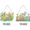 DIY Special Shaped Diamond Painting Easter Egg Bunny Festival Hanging With Lamp String Kit