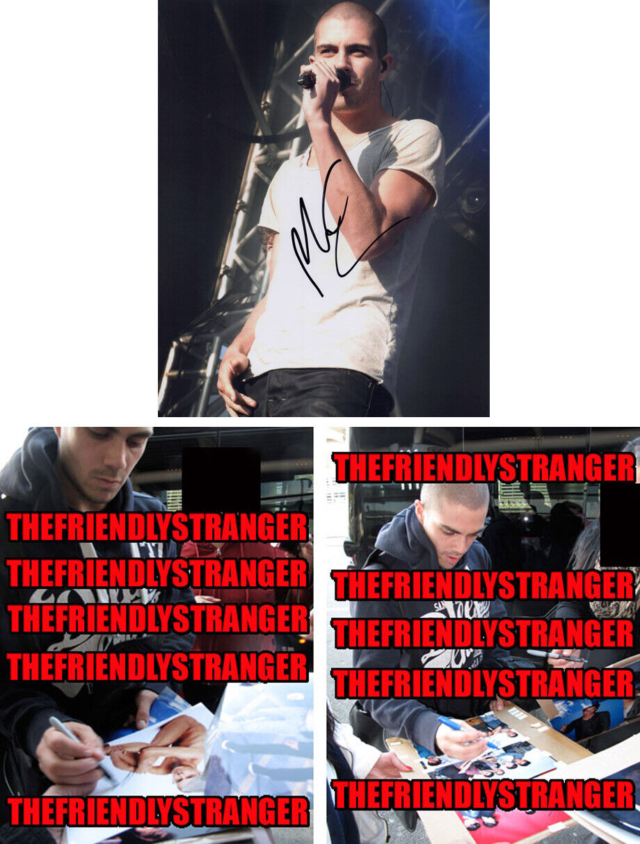 MAX GEORGE signed Autographed THE WANTED