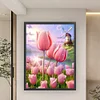 Tulip - 9CT Full Beaded Cross Stitch Kit(44x62cm)