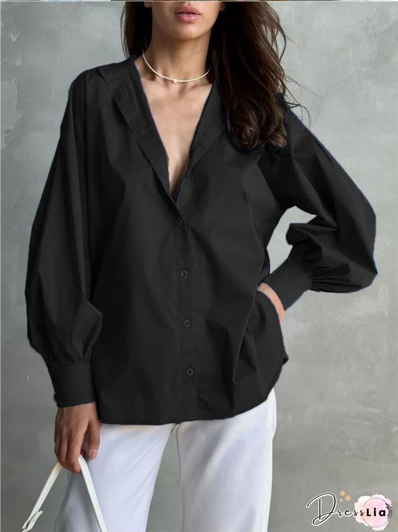 Womens Long Sleeve Plus Size Western Shirt