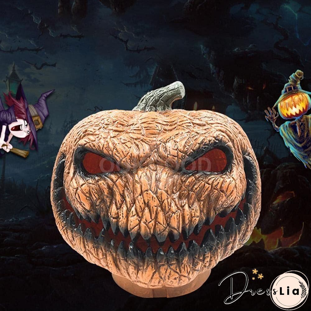 Light-up Evil Pumpkin For Halloween Decoration
