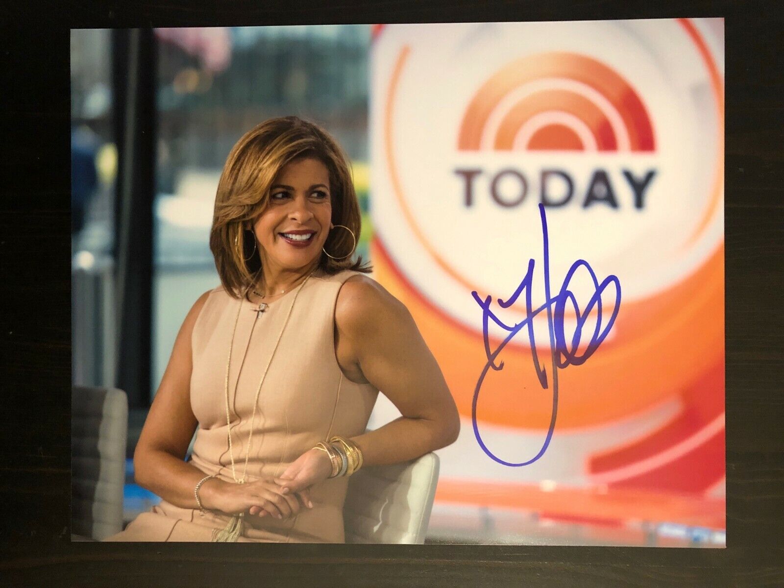 HODA KOTB - SIGNED AUTOGRAPH 8X10 Photo Poster painting- KATHIE LEE & HODA, TODAY SHOW, GIFFORD