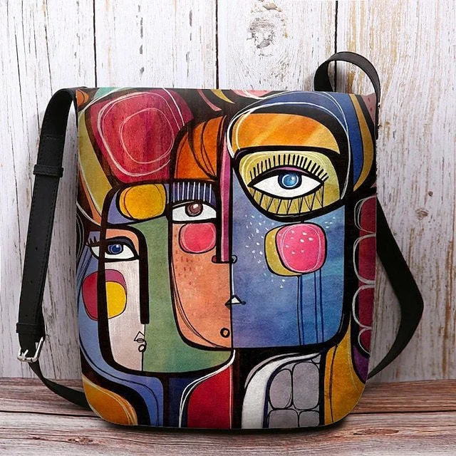 Style & Comfort for Mature Women Women's Abstraction Print Crossbody Bag