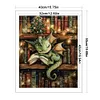 Books And Dragons-11CT Stamped Cross Stitch 40*50cm/15.75*19.69in tapestrymarket