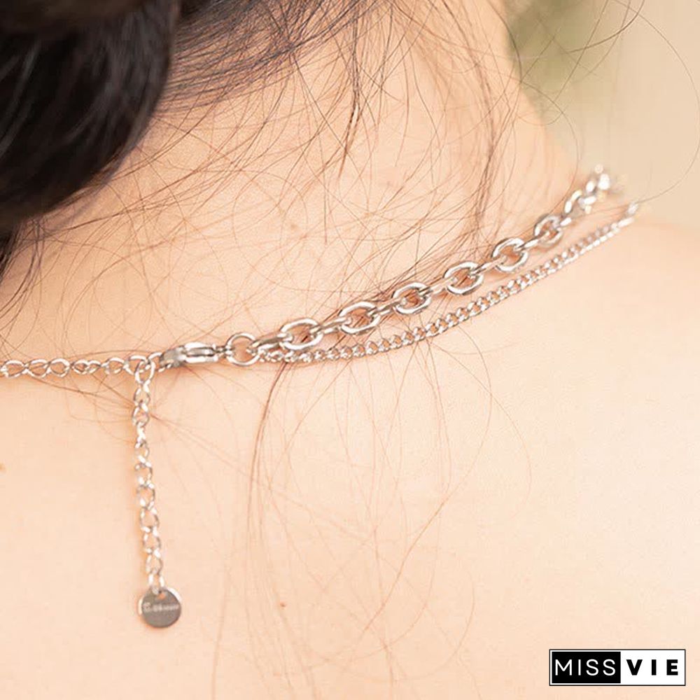 Love Heart Star Pendant Earrings Necklace