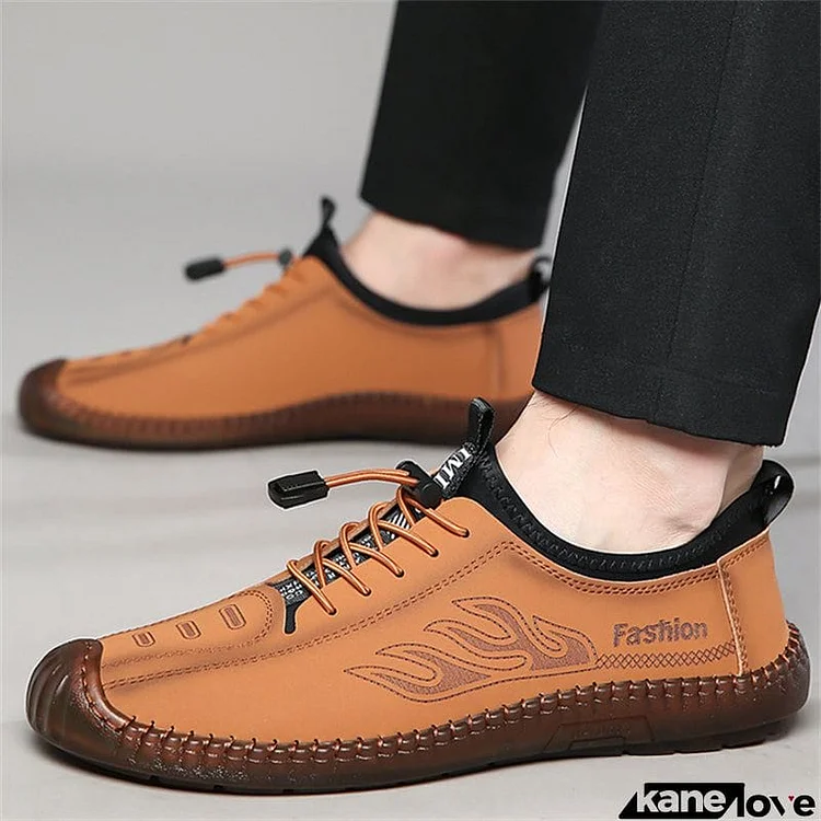 Comfort Trendy Leisure Lace-up Shoes for Men