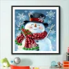 Snowman  | Full Round Diamond Painting Kits