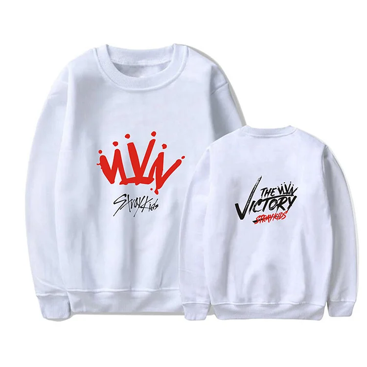 Stray Kids THE VICTORY Concert Neck Round Hoodie