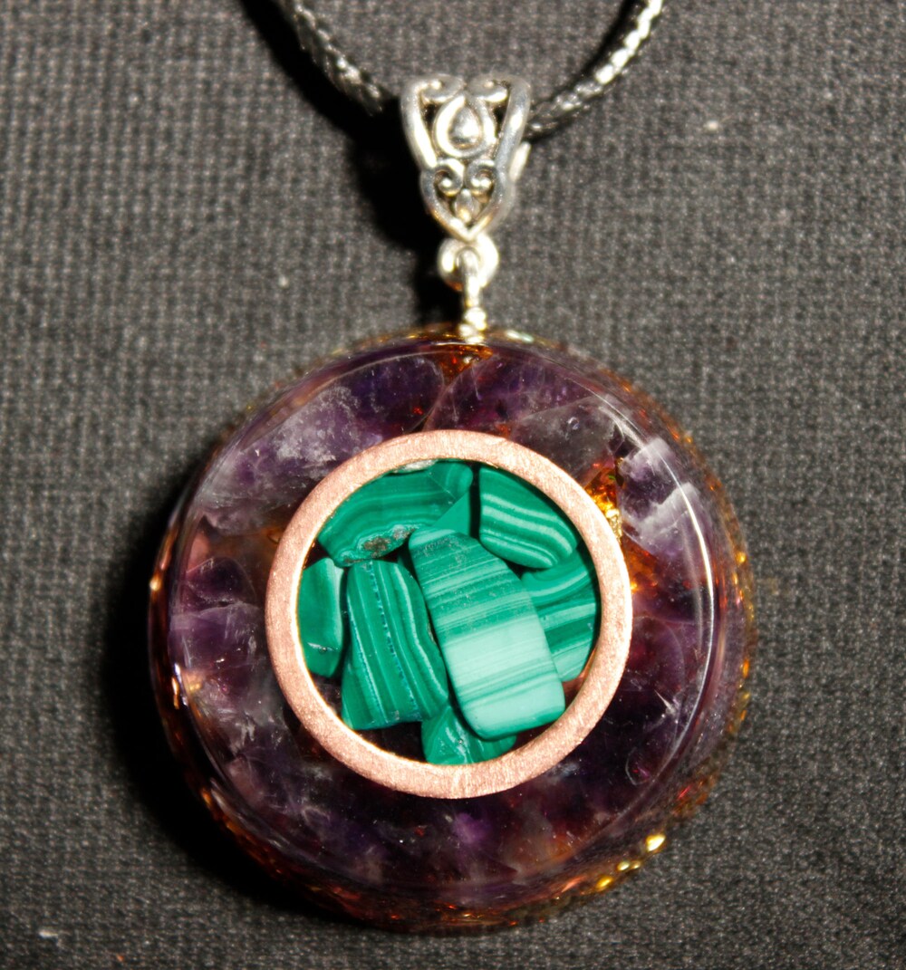 

Orgone Pendant - Amethyst, 501 Original