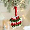 Knitting Christmas Hanging Decor Santa Clothing Socks