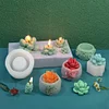 9PCS DIY Craft Molds Aromatherapy Candles Molds for Scented Candles Soaps Making
