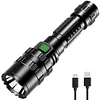 APLOS F01 LED Flashlights Rechargeable - 1200 Lumens Bright Flashlight, 5 Modes Powerful Emergency Flashlights, Mid-Size Pocket Flashlight High Lumens for Emergency Outdoor Home Camping Hiking APLOS Dive Light Official