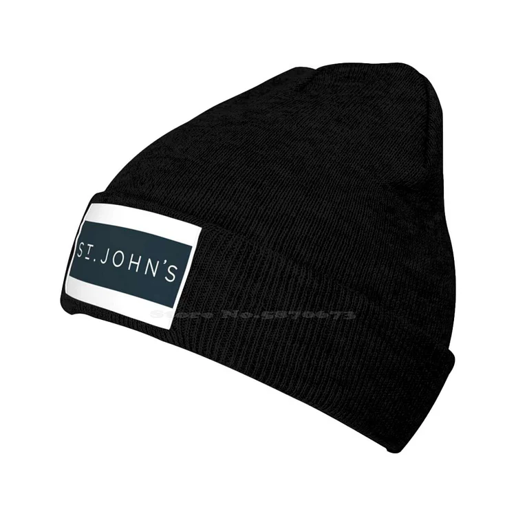 St Johns Manchester Logo Print Graphic Casual cap Baseball cap Knitted hat