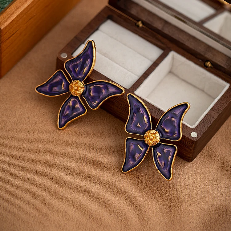 Middle Ages Butterfly Earrings
