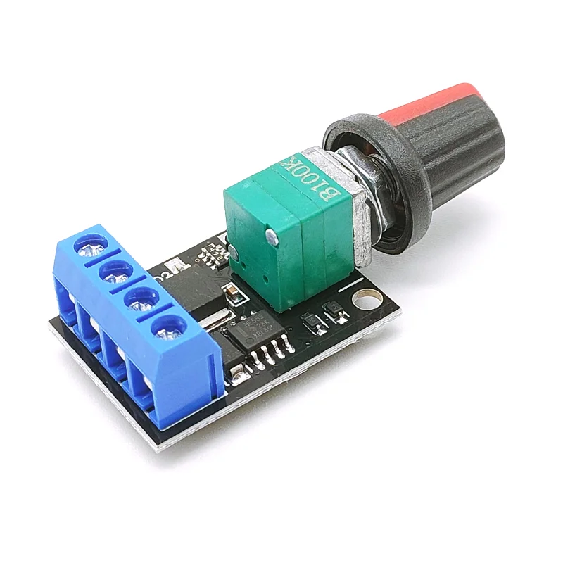 PWM DC motor governor 5V-16V12V speed control switch 10A LED dimming speed control module
