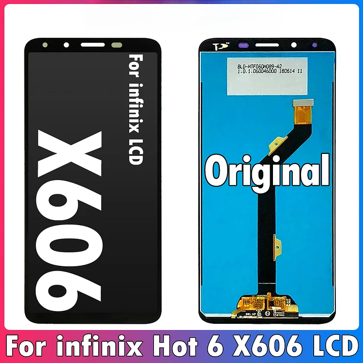 6.0inch Original LCD For Infinix Hot 6 LCD X606 Display Touch Screen Digitizer Assembly For infinix X606B LCD Replacement Parts