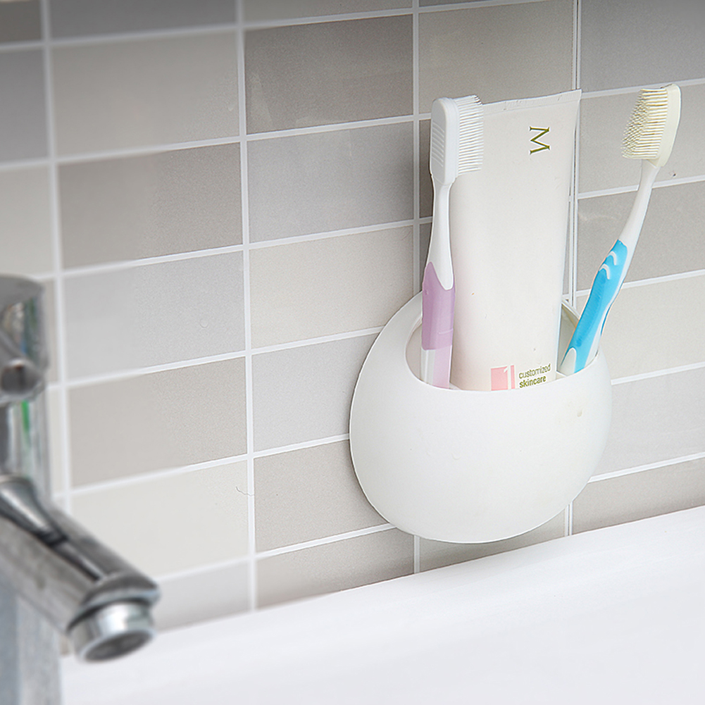 

Bathroom Suction Cup Toothbrush Holder, Blue, 501 Original