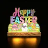 DIY Diamond Painting Kit with Wooden Light Base, Double Side Printed Night Light for Home Office Tabletop Decor