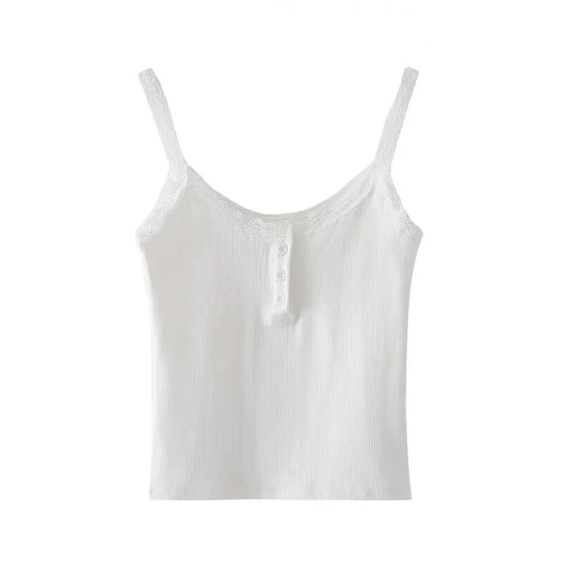 Wongn Wongn Summer Korean Version Lace Condole Belt Vest Female New Hot Girl Design Sense Beautiful Back Slim Inside The Bottom Shirt Tide
