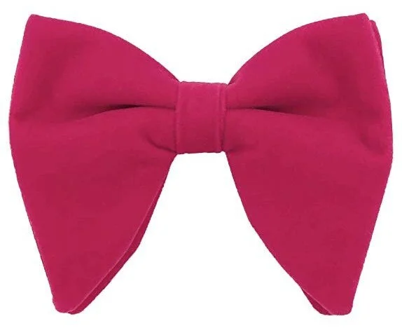 12x10.5CM Large Bow Tie Men's Cocktail Party Banquet Wedding Accessories Vintage Velveteen British Solid Color Oversized Bowtie