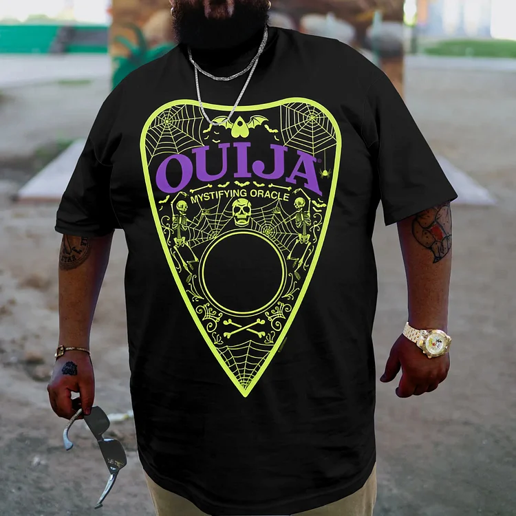 Gothic Plus Size Ouija Casual T-Shirt