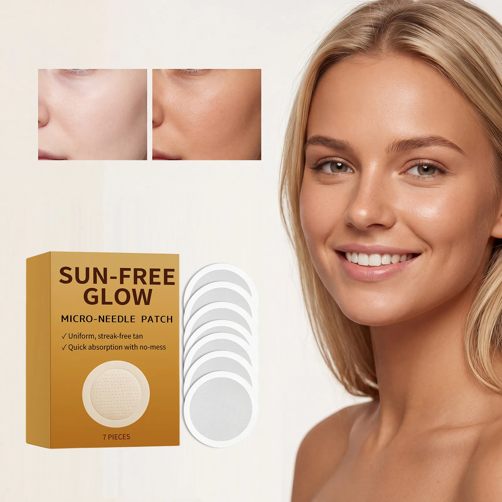 Tanning patch formula care