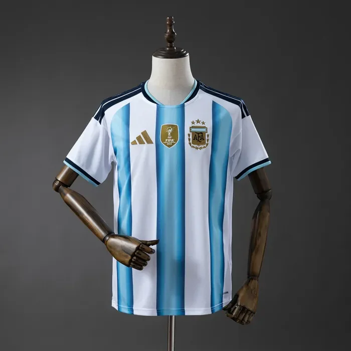 【S~4XL】Argentina 2026 World Cup Home Football Jersey（With the World Cup champion shield）1:1 Thai Quality