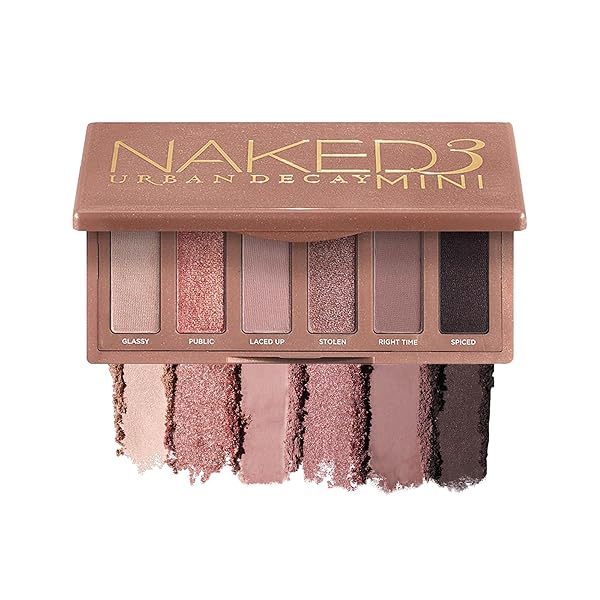 URBAN DECAY Naked Mini Eyeshadow Palette, 6 Multi-use Shades, Ultra-Blendable, Long-lasting Wear, Travel Eyeshadow Palette, Crease-free, Matte Shimmer or Metallic Colors, Vegan, Cruelty-free Naked2 Basics