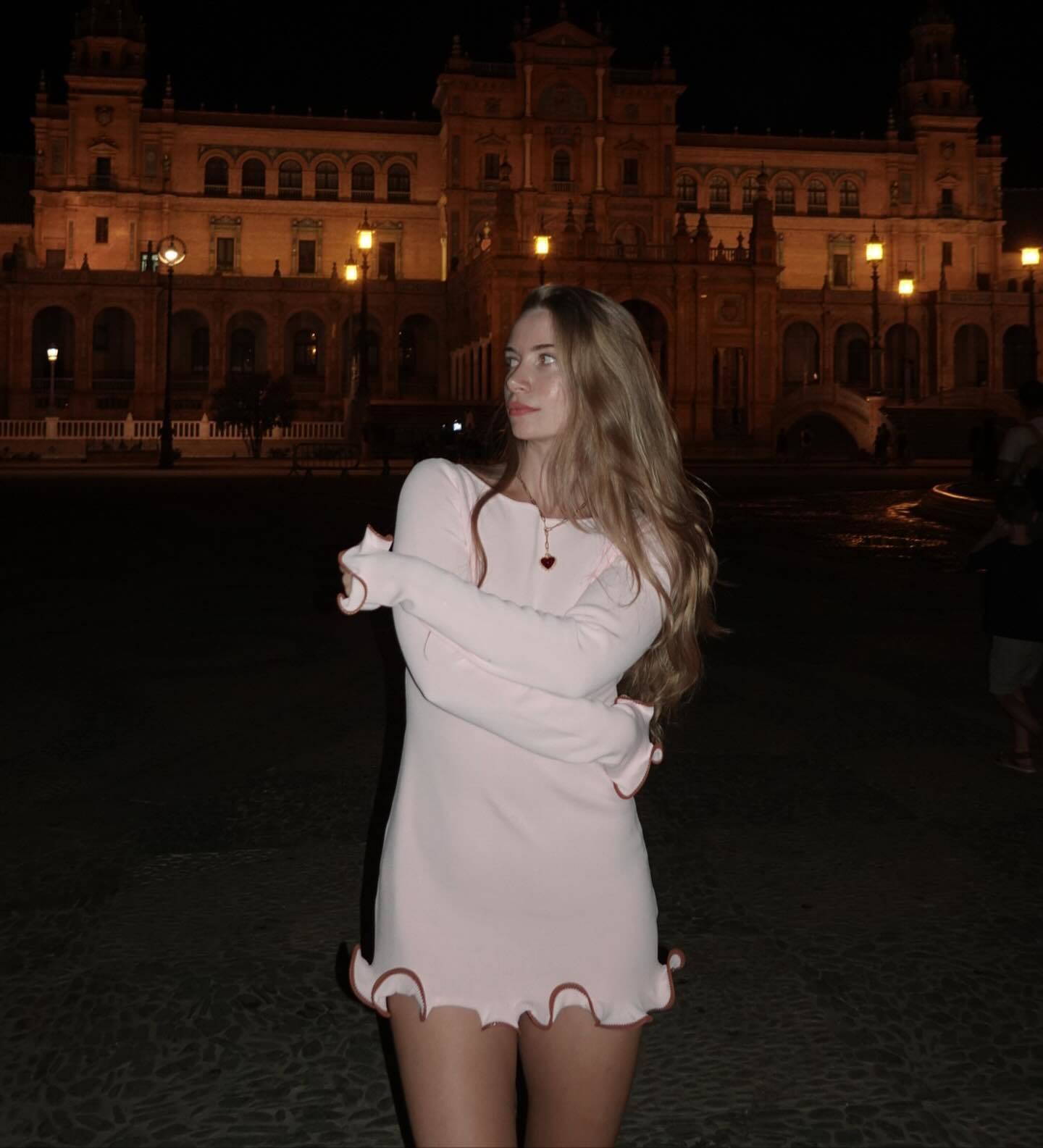 Ootddress Fashion Knitted Sweater Long Sleeve Elastic Tight Dress Women Bodycon Skirt Female Autumn/Winter New Street Clothing