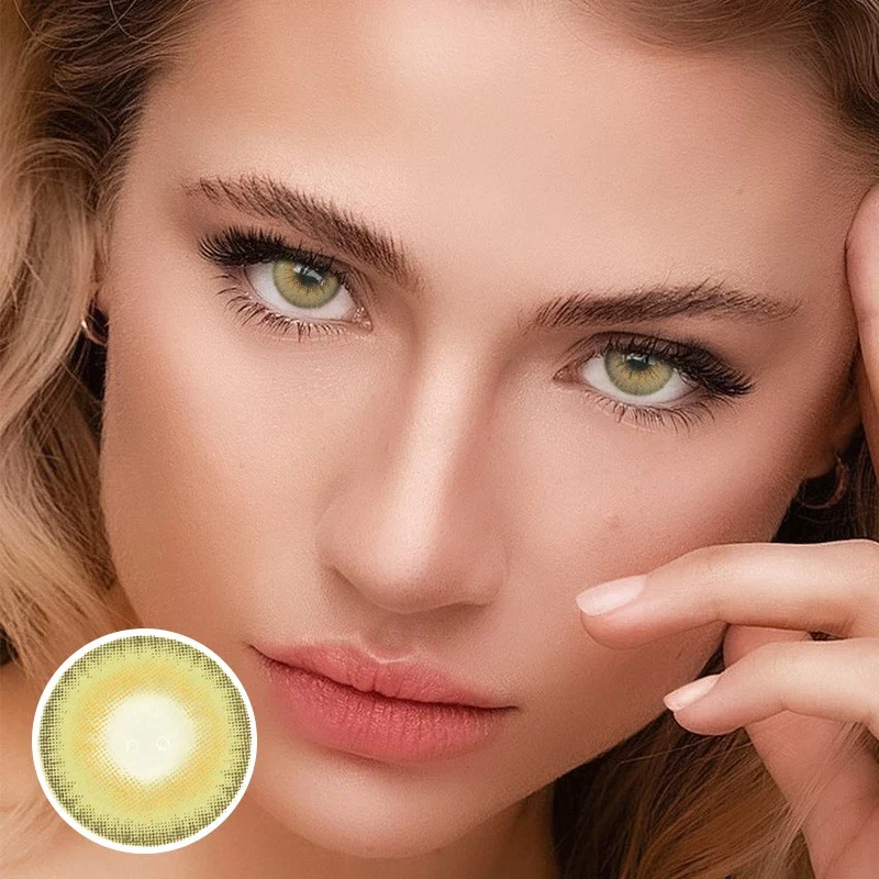LA Girl Green Yearly Contact Lenses For Daily Wear 14.2mm