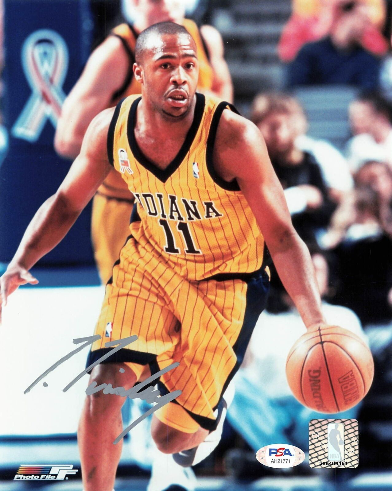 Jamaal Tinsley Signed 8x10 Photo Poster painting PSA/DNA Indiana Pacers Autographed