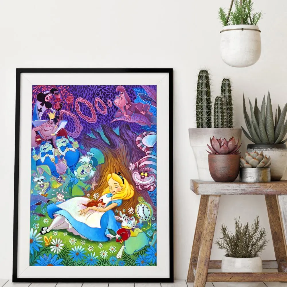 Diamond Painting - Full Round - Alice in Wonderland Dream